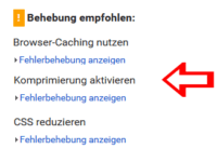 Komprimierung aktivieren